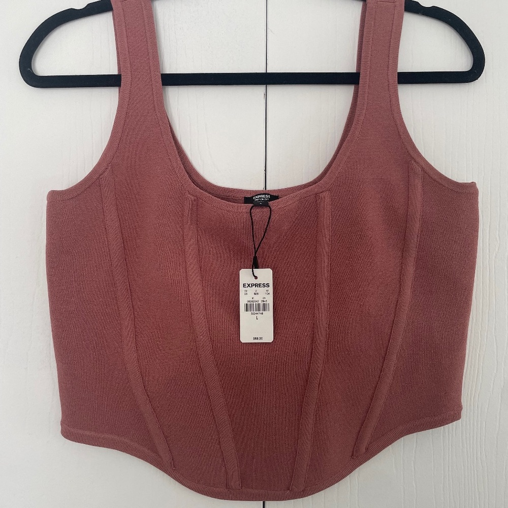 Womens Express Corset Style tank top
